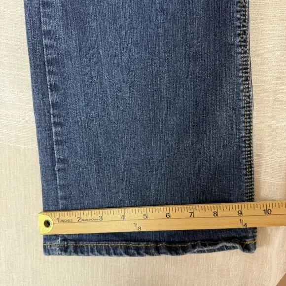 Ariat Real Rosa Bootcut Women's Jeans Sz 33 S Lita Med Wash Western Whisker - Picture 9 of 11